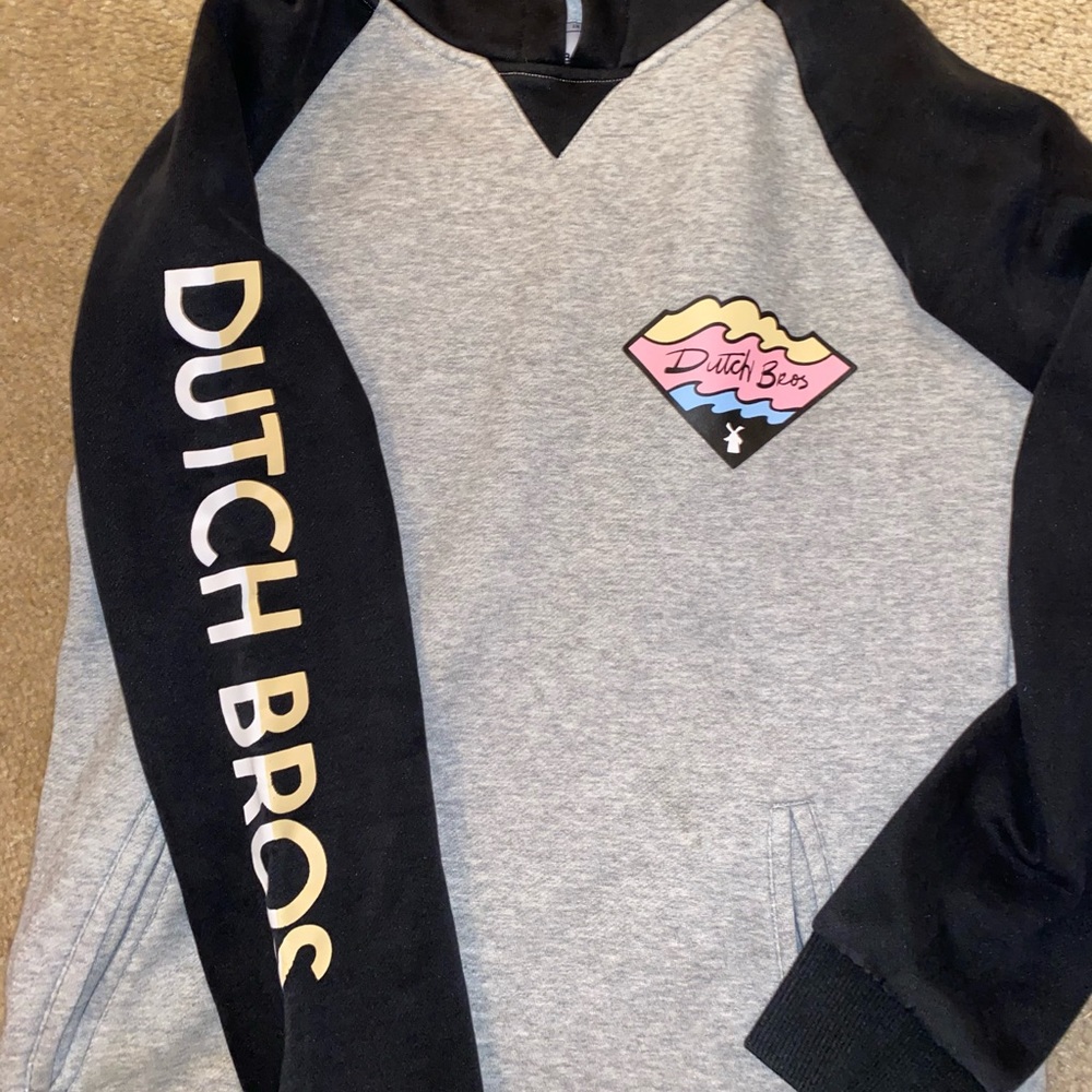 Cropped Dutch bros hoodie
